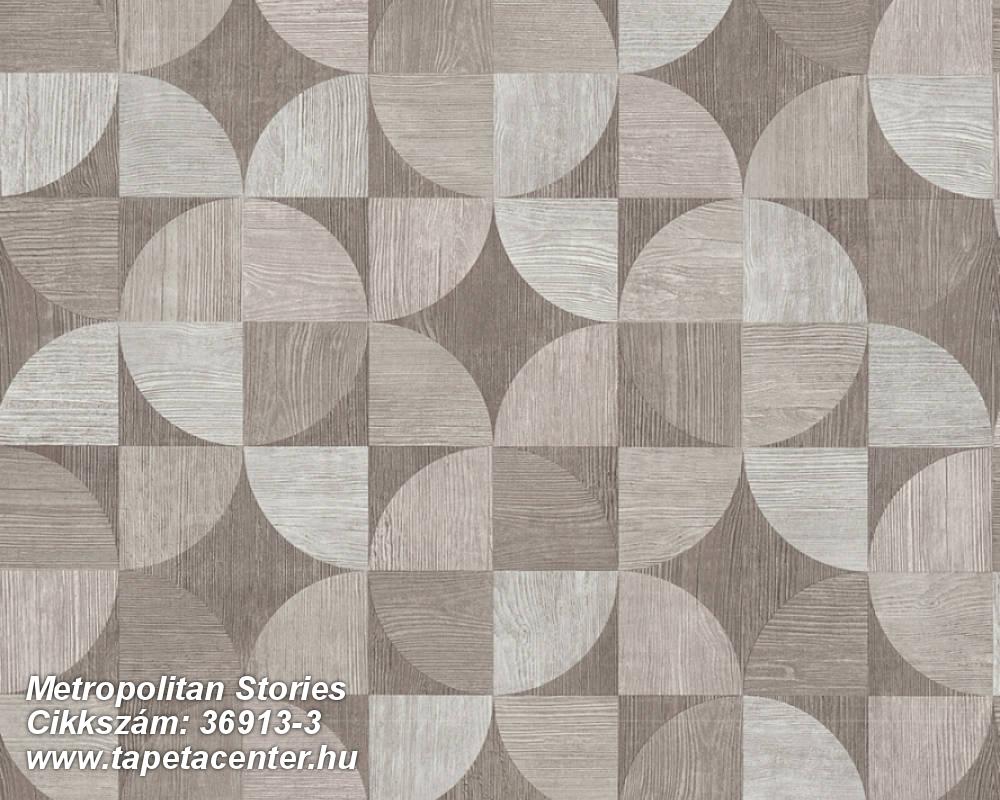 Fa hatású-fa mintás,geometriai mintás,különleges felületű,bézs-drapp,szürke,súrolható,vlies tapéta 